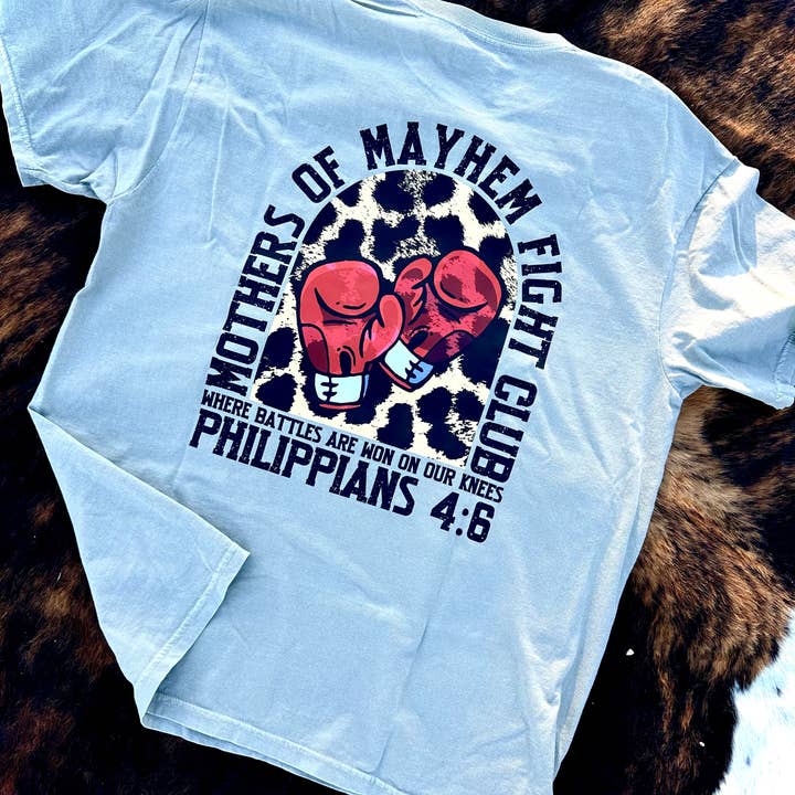 Mothers Of Mayhem Tee for wholesale by Psalms & Grace Design Co.