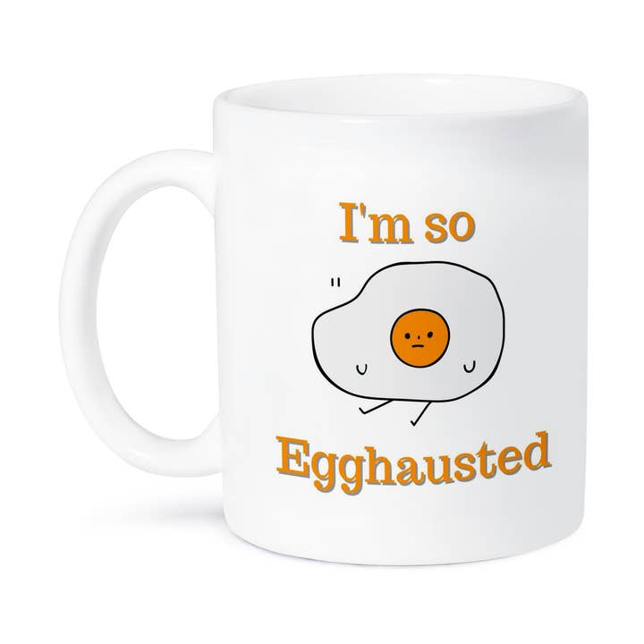 3dRose - Wholesale Coffee Mug - 3dRose, Funny Image of Egg with Text, Mug8