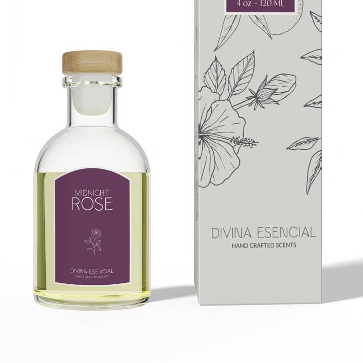 Diffusor Midnight Rose Reed für den Großhandel von Divina Esencial, LLC
