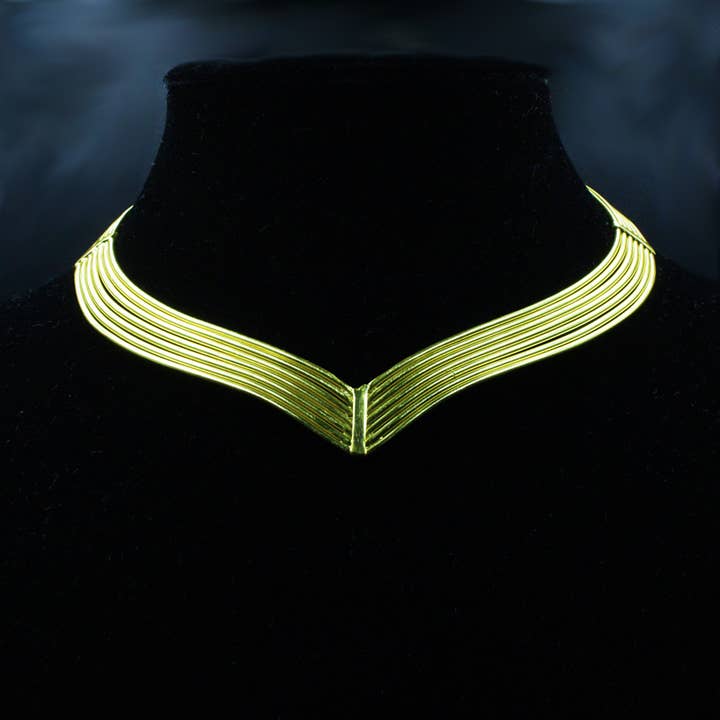 LA MAR - Wholesale Choker/Collar - VALQUIRIA choker gold-plated10