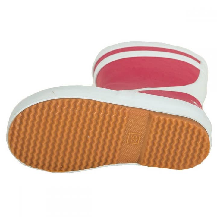 In red natural rubber rubber boots for kids for wholesale on Faire
