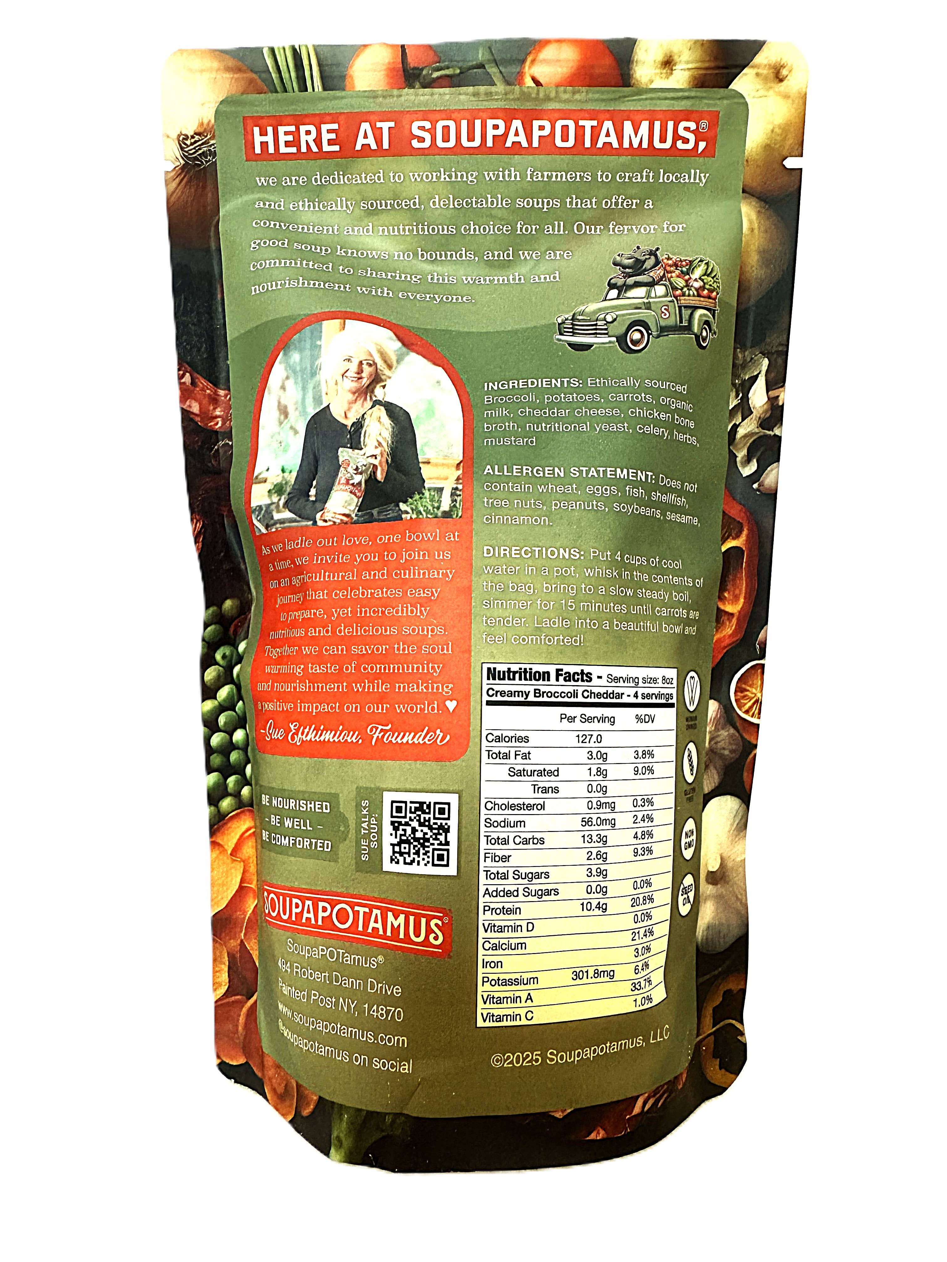 SoupaPOTamus LLC - Wholesale Soup - SoupaPOTamus Creamy Broccoli Cheddar Shelf-Stable Dry Soup1