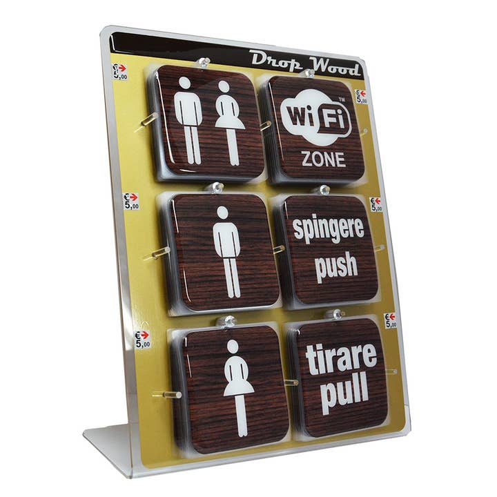 Secur Drop Wood 100X100 mm Pack of 42 pcs for wholesale by Idea Casa