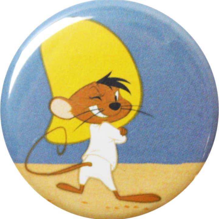 1,25" Knap - Looney Tunes Speedy Gonzales - Børnetegnefilm for engroshandel hos Square Deal Recordings & Supplies