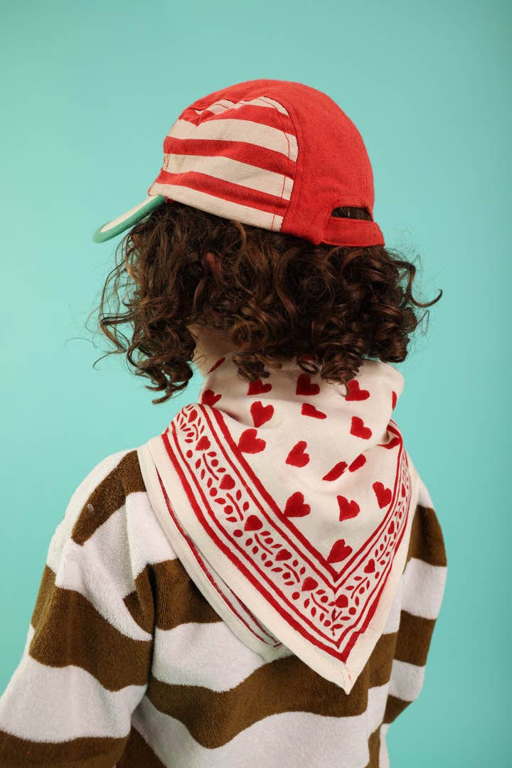 Maison Augustin - Vente Écharpe – enfant - Foulard Bébé Enfant Love Cherry 50 cm1