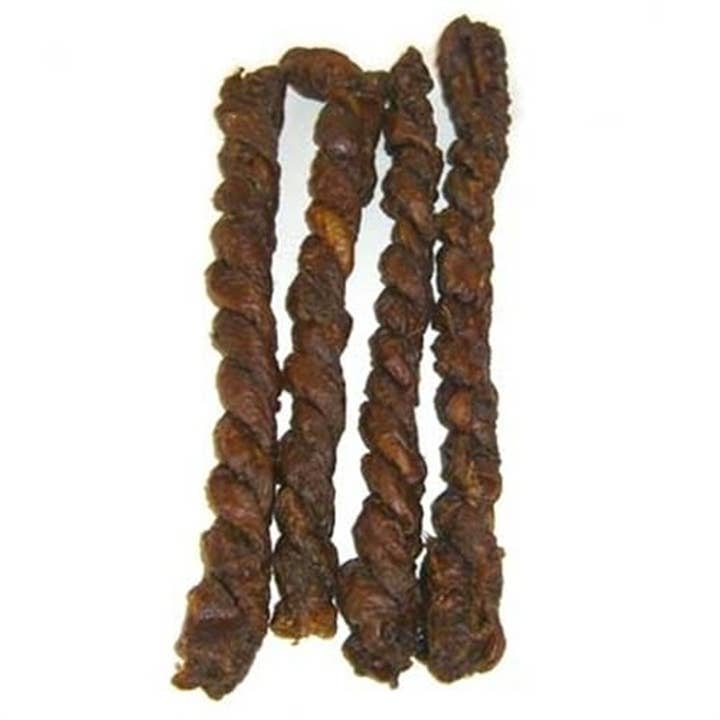 Willy's Wags Natural Pet Treats - Wholesale Pet Treats - Dog - Lamb Weasand Gullet Twist