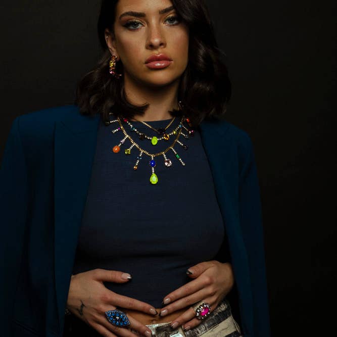 TOVA - Wholesale Pendant/Charm Necklace - Rubin Necklace in Earth, Wind & Fire3