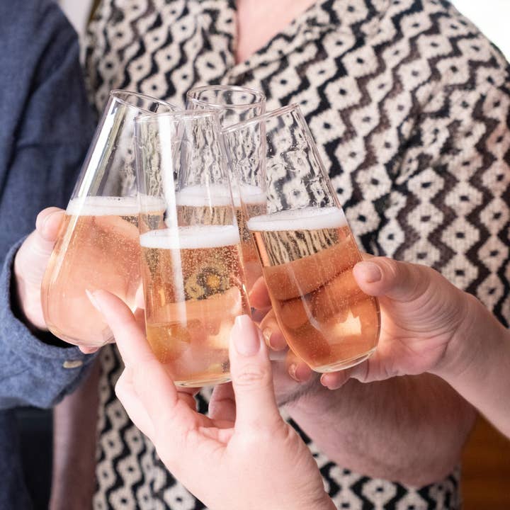 Libbey - Wholesale Champagne Flute - Libbey Stemless Champagne Flute Glasses, 8.5oz, Set of 121