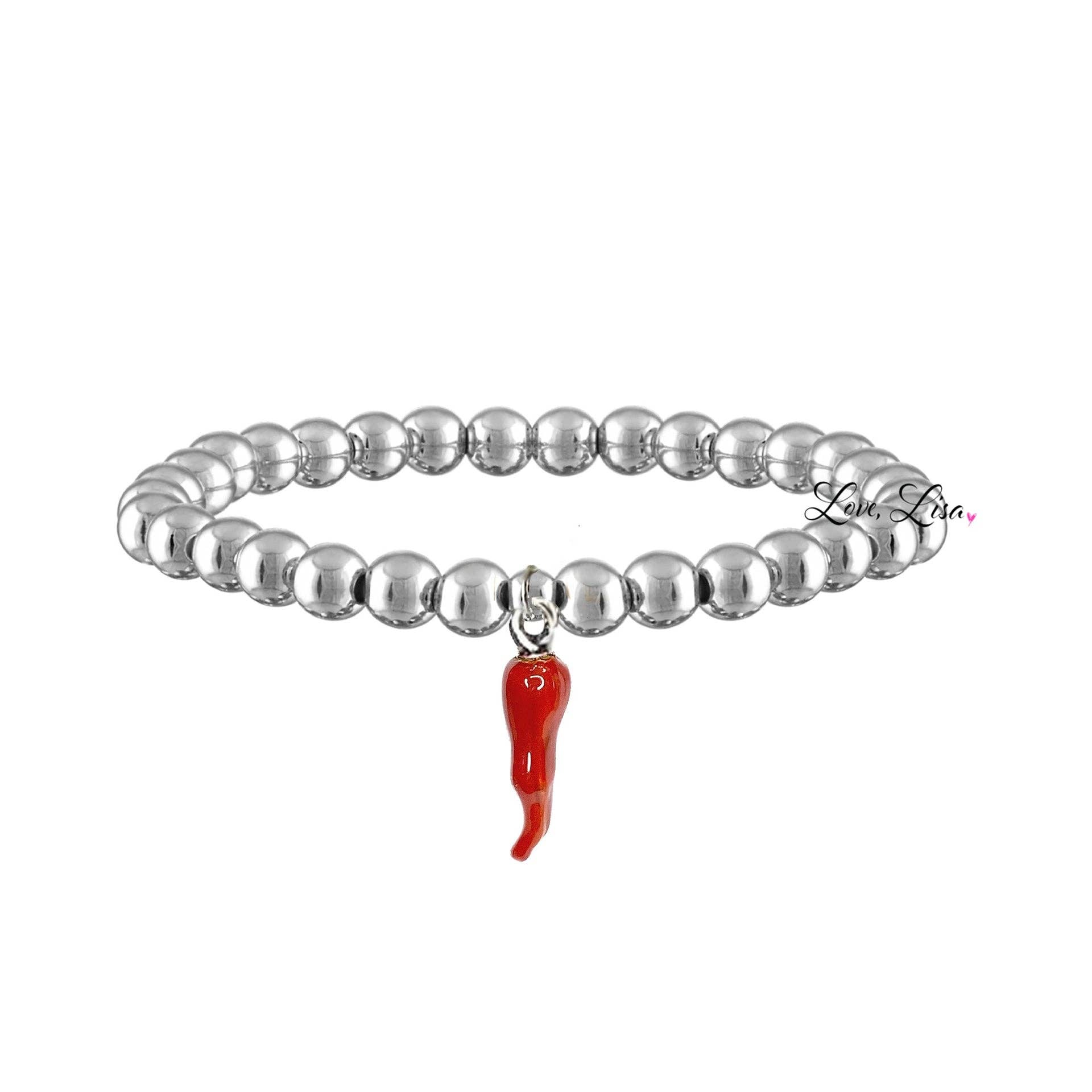 Love, Lisa – wholesale Berlockarmband – Italiensk Horn Cornicello Armband Kollektion0