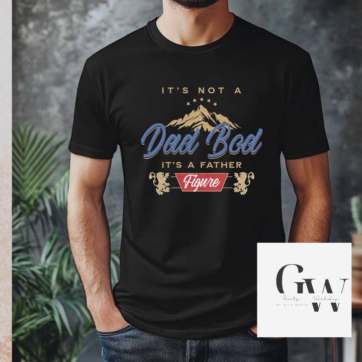 T-shirt Gráfica "Não é Barriga de Pai" por atacado de Gaetz Workshop