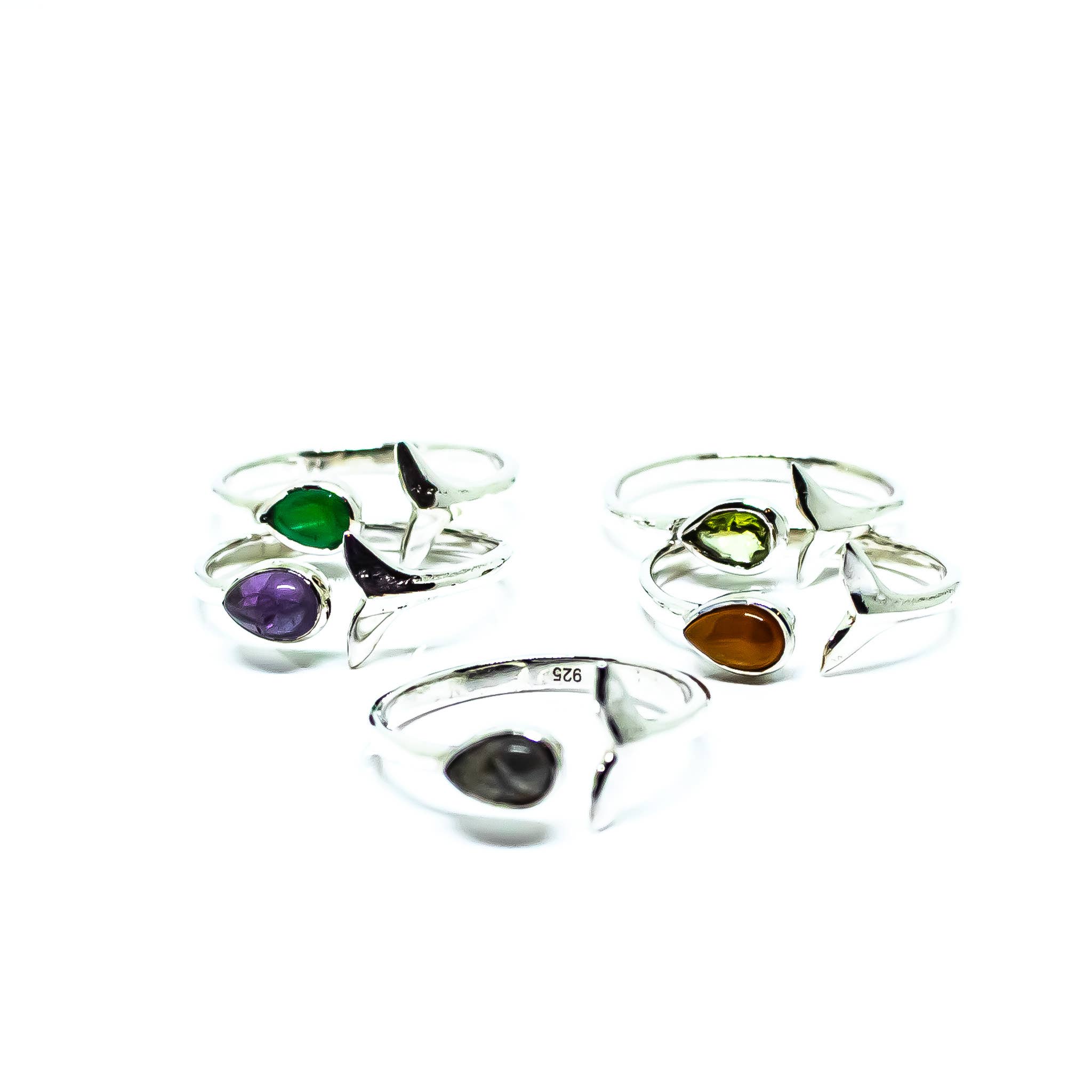 Quasar Gems USA – Großhandel Cocktail-/Statement-Ring – Edelsteinring Sterlingsilber Verstellbar Meerjungfrauenschwanz5