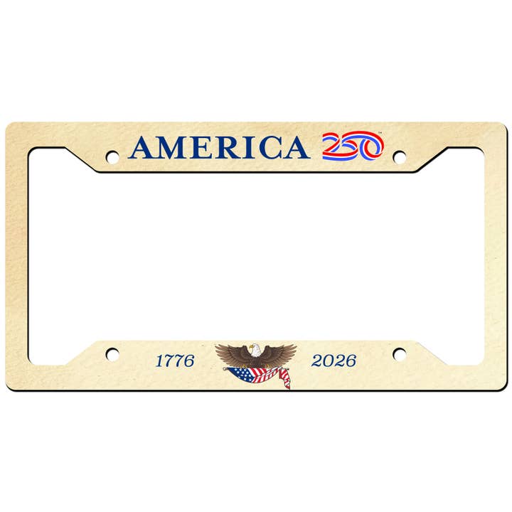 Cadre de Plaque d'Immatriculation Aigle America250™ pour la vente par Nelson Gifts Wholesale