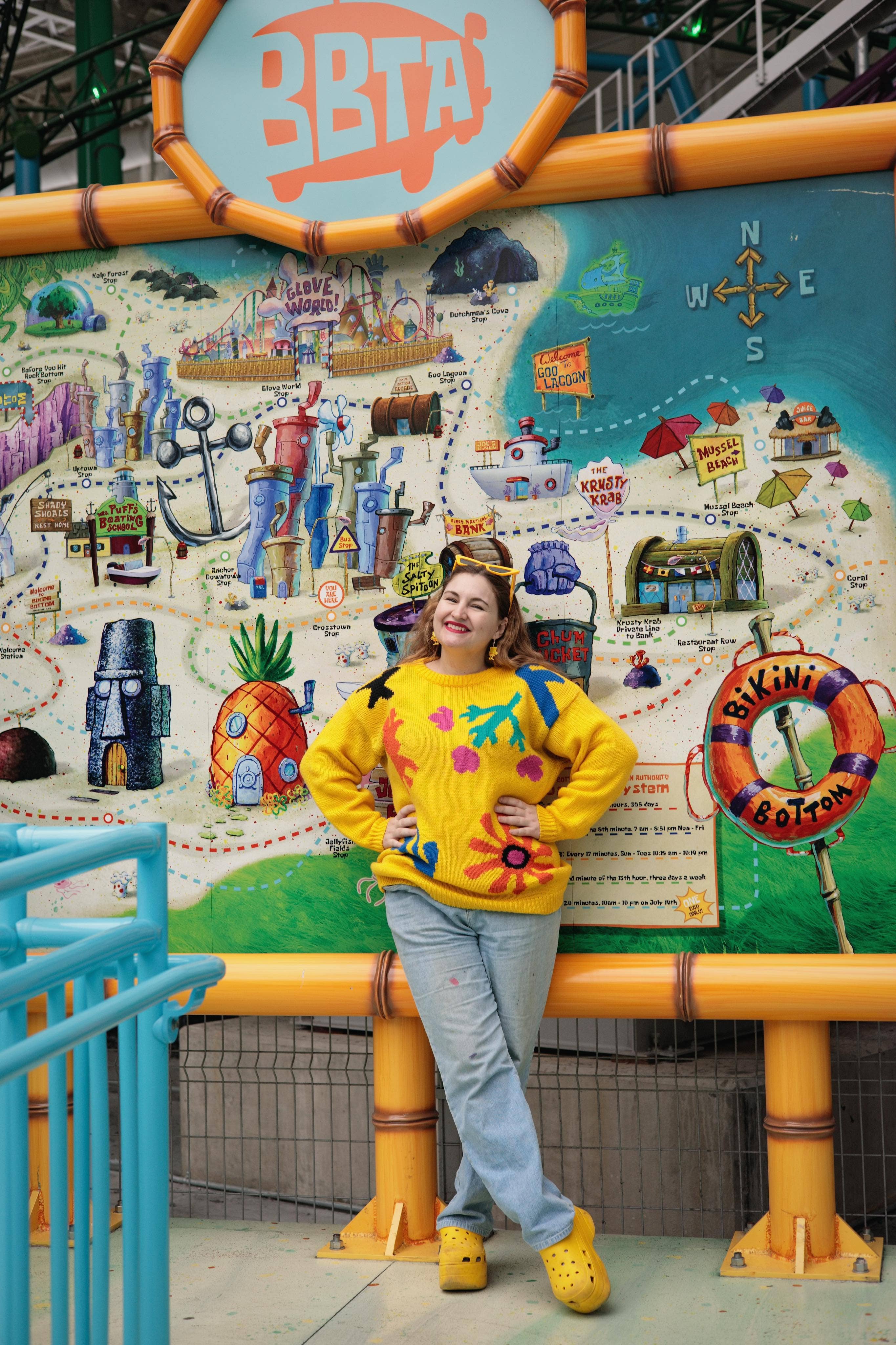 NO RHYME OR REASON ART - Wholesale Dangle Earrings - Spongebob in a Speedo Earrings - 2011 - Vintage, Upcycled2