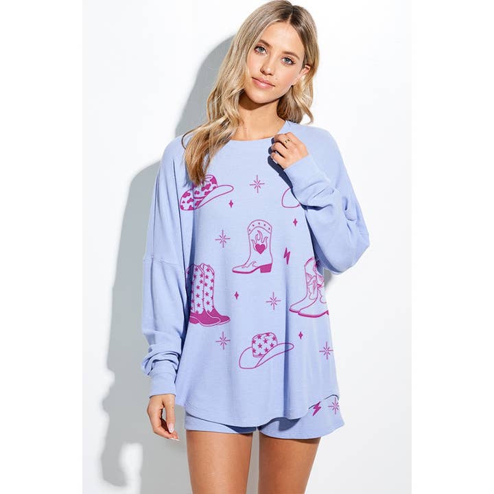 Western Alla hjärtans dag lounge korta byxor för wholesale av Phil Love