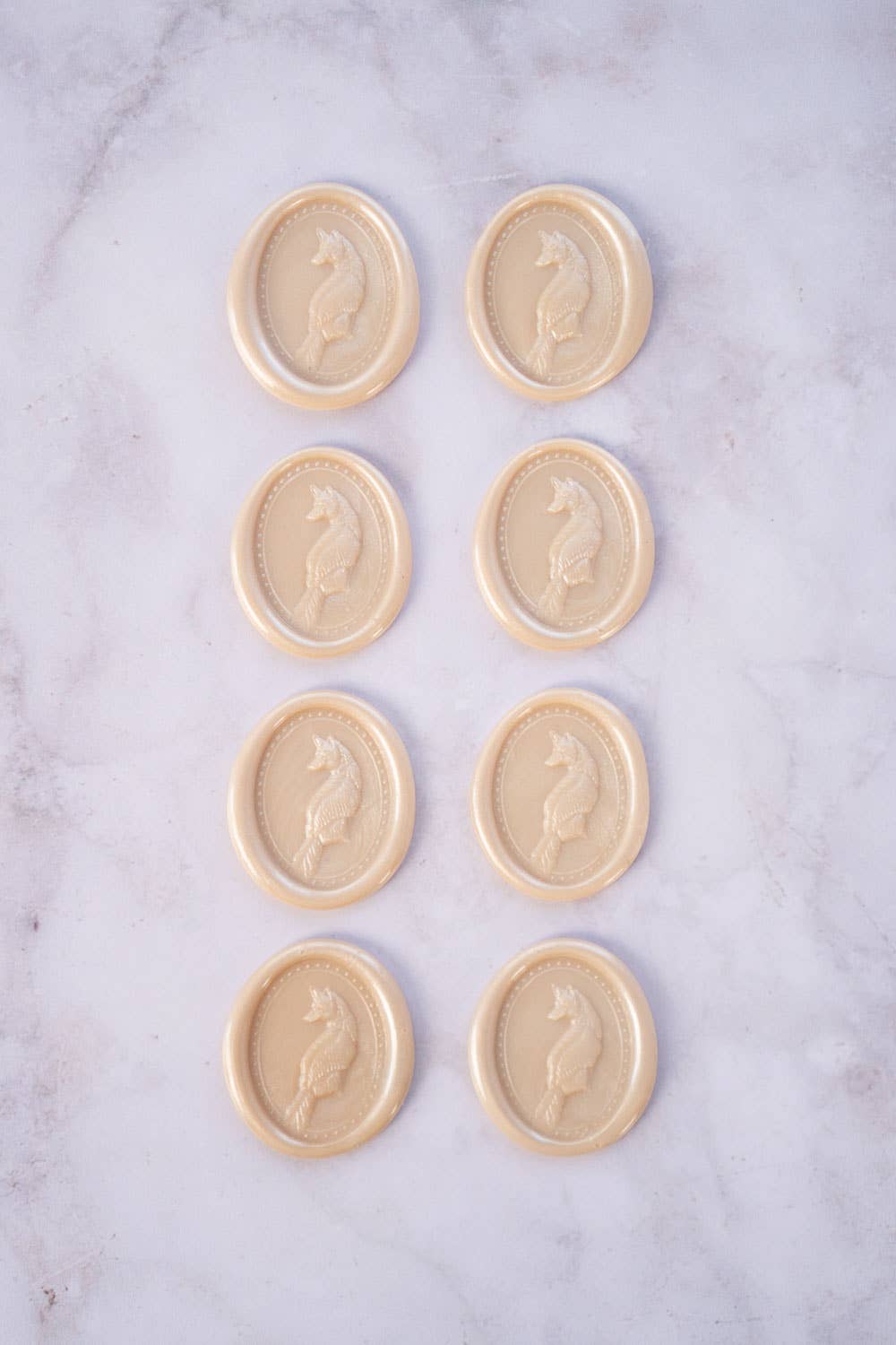 Danielle Demers Studio - Wholesale Sealing Wax - Fox Wax Seals, Boxed Set of 8, Available in 9 colors8