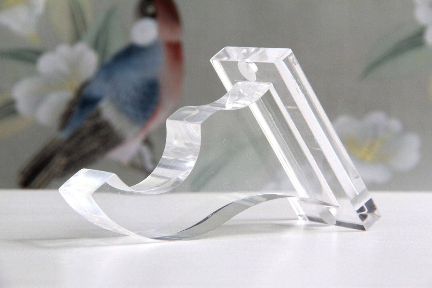 LuxHoldups - Wholesale Curtain Rod - Lucite Drapery Bracket for 1.5" Curtain Rod3