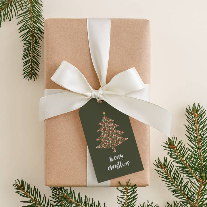 Christmas Tree Gift Tag for wholesale by Flora and Mae Creative