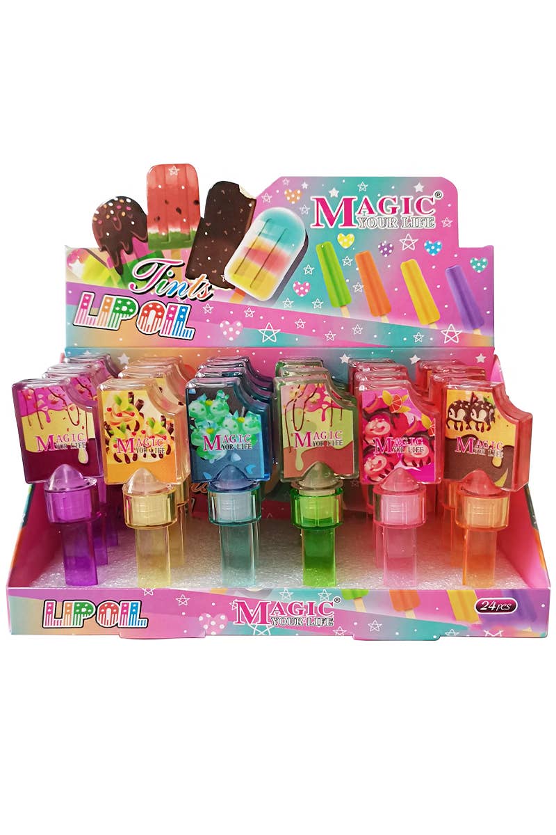 Cap Zone - Wholesale Lip Gloss - Popsicle Shape Liquid Lip Oil Tube1