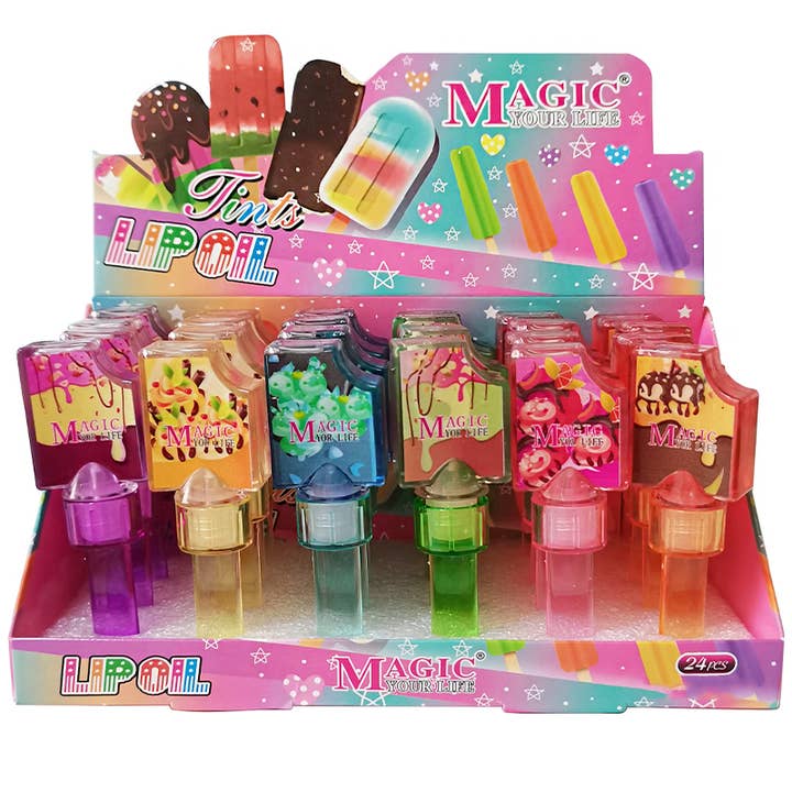 Cap Zone - Wholesale Lip-gloss - Popsicle Shape Liquid Lip Oil Tube1