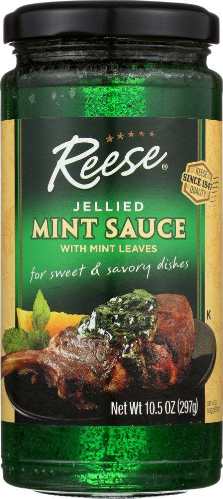 KeHE Distributors, LLC - Wholesale Jam/Jelly - Reese Jellied Mint Sauce With Leaves, 10.5 OZ0