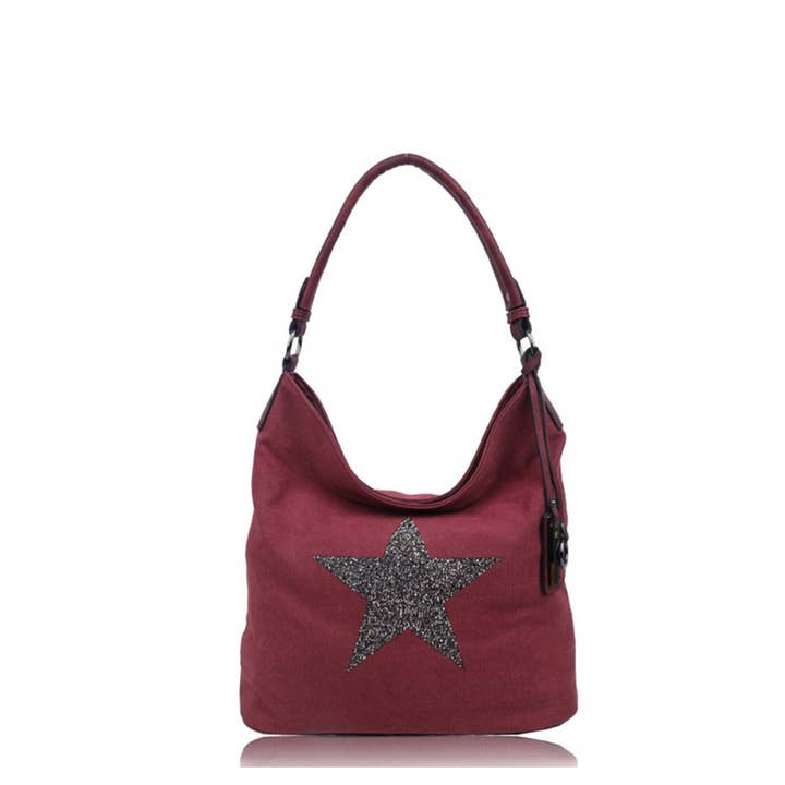 Ellas Trading – wholesale Tote bag – Women's – Star Embellished Tote Bag3