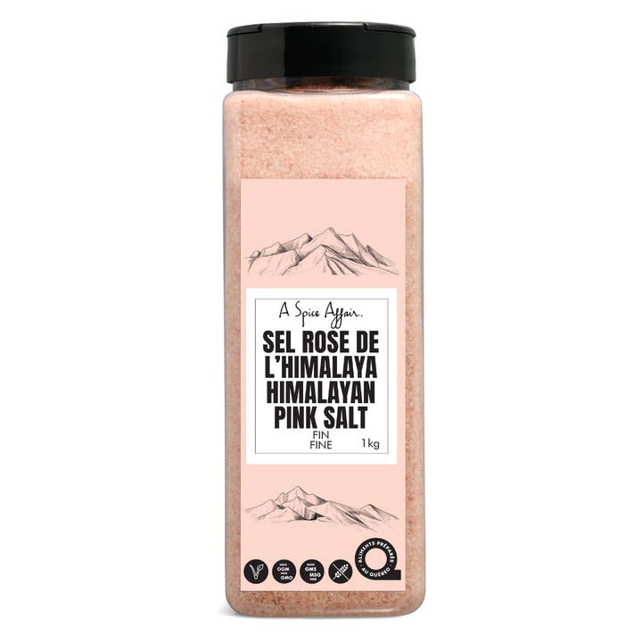 HIMALAYAN PINK SALT (FINE) 1 KG (35.2 oz) for wholesale by A Spice Affair