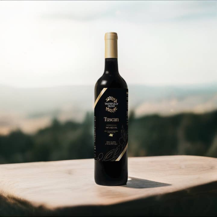 Tuscan Herb Infused Olive Oil for wholesale by Tastefully Olive