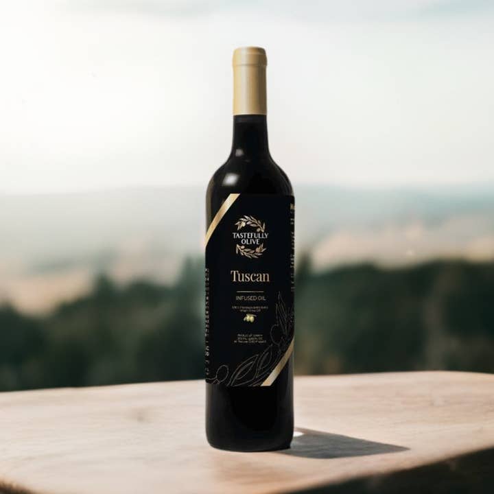 Tuscan Herb Infused Olive Oil for wholesale by Tastefully Olive