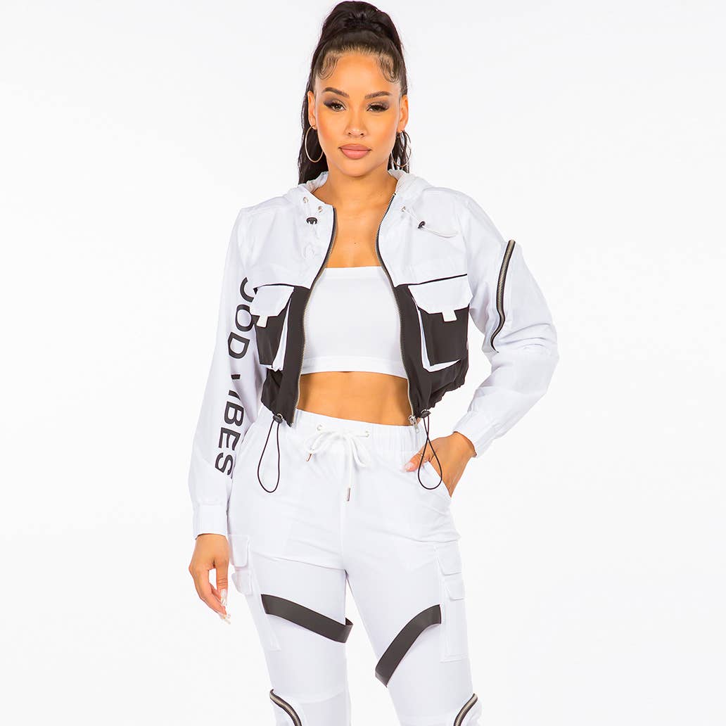 American Bazi - Wholesale Windbreaker - Women's - PLUS SIZE NYLON WINDBREAKER JACKETS-RJK5680P2