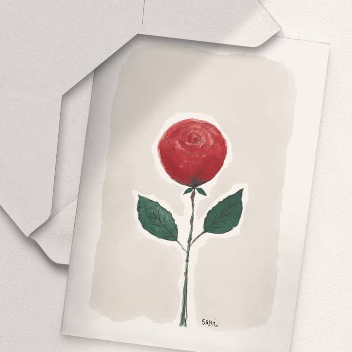 Ros, Röd för wholesale av Sari's ArtWork