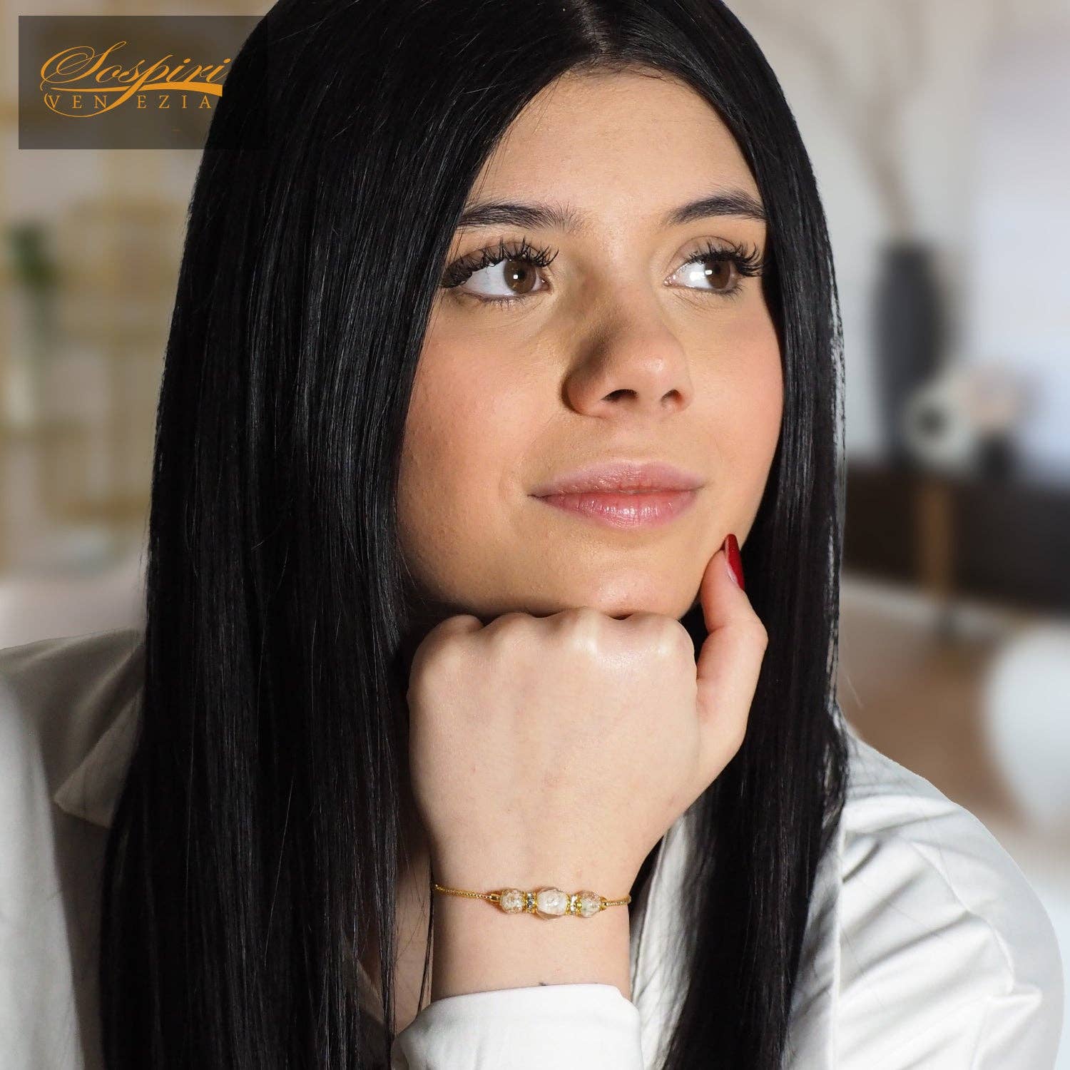 ALBATROS S.R.L. - Wholesale Beaded Bracelet - LUCY bracelet in Murano glass beads fashion gift idea elegant jewelry12