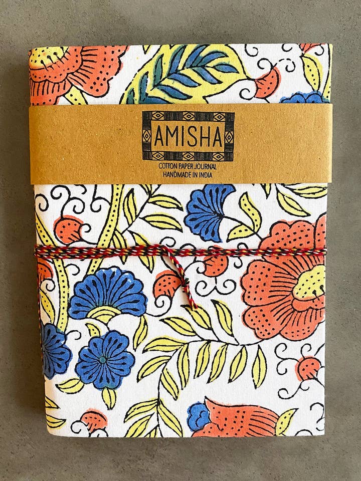 Grande diario in carta fatta a mano | Papaveri rossi per la vendita all'ingrosso da parte di Amisha