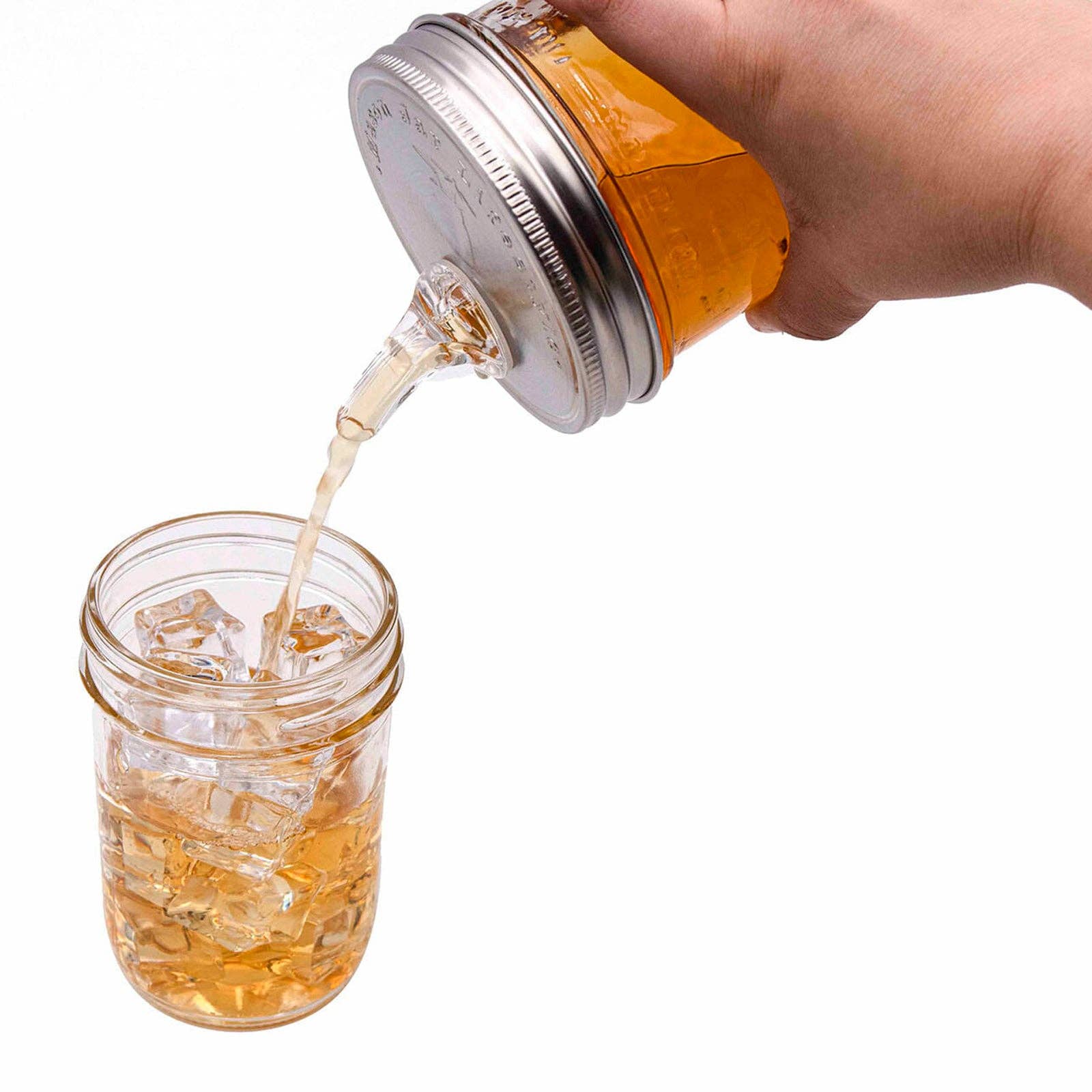Mason Jar Lifestyle - Wholesale Liquor Dispenser - Liquor Pour Spout Stainless Steel Lid for Mason Jars8