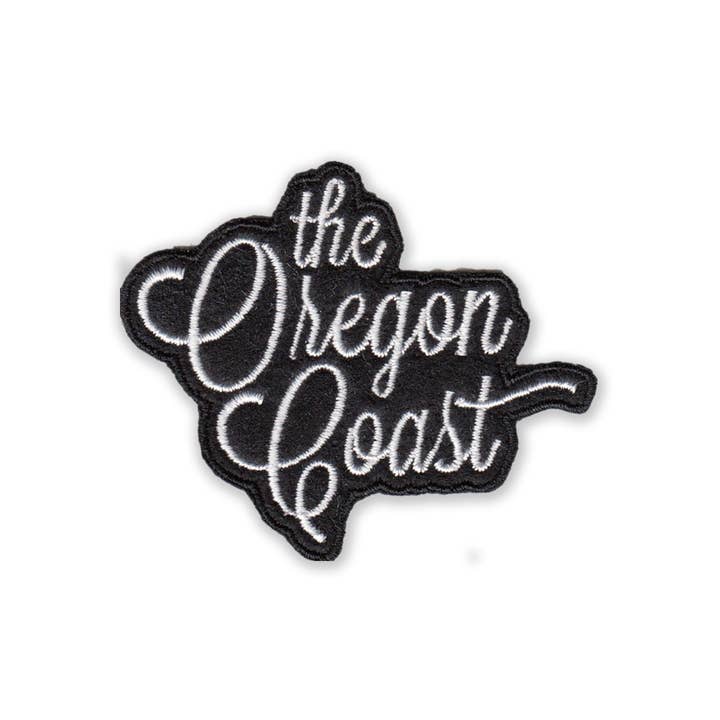 The Oregon Coast 2.25" Iron-on Felt Patch for wholesale by Patchmarks