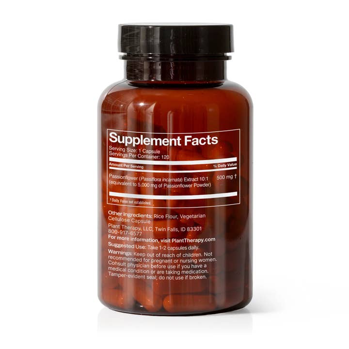 Plant Therapy - Wholesale Oral Supplement/Vitamin - Passion flower Herbal Supplement Capsule-120 Capsules5