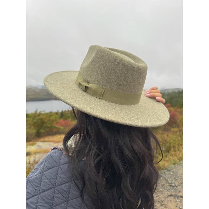 Grosgrain Bow C.C Vegan Felt Hat VFE0001 for wholesale by C.C Beanie