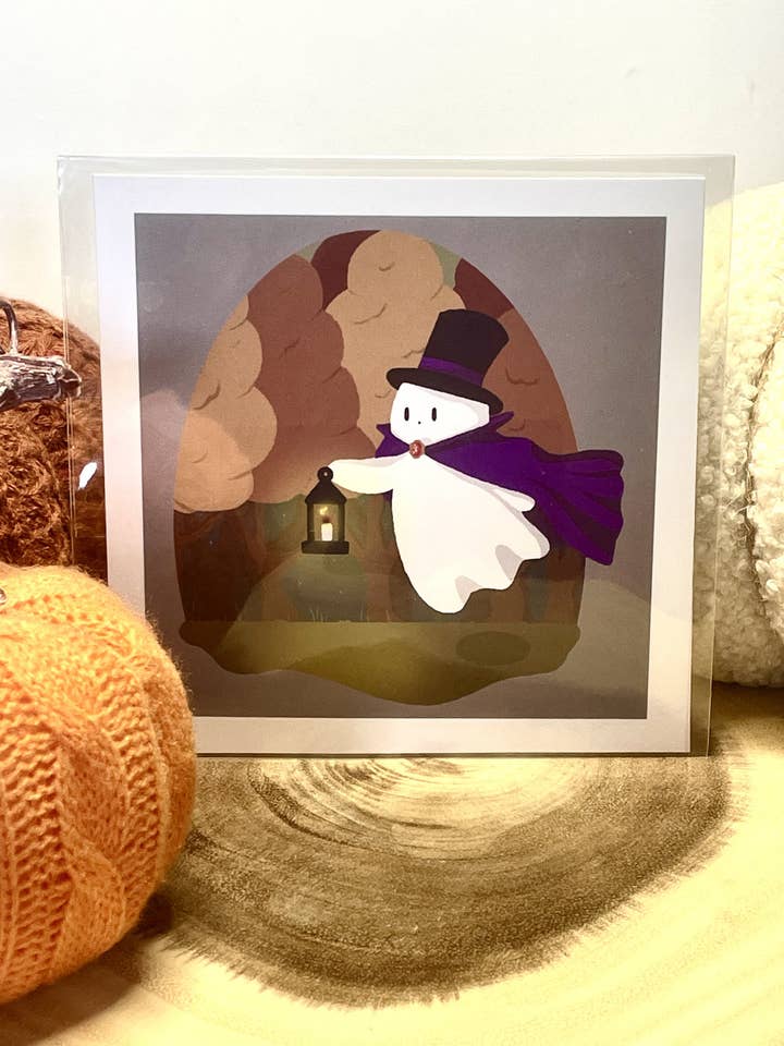 Ghostly Travels Print for wholesale by Burning Branches Creatives