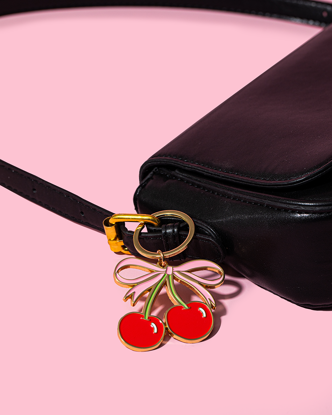 Brittany Paige - Wholesale Keychain - Women's - Cherries Enamel Keychain Bag Charm4