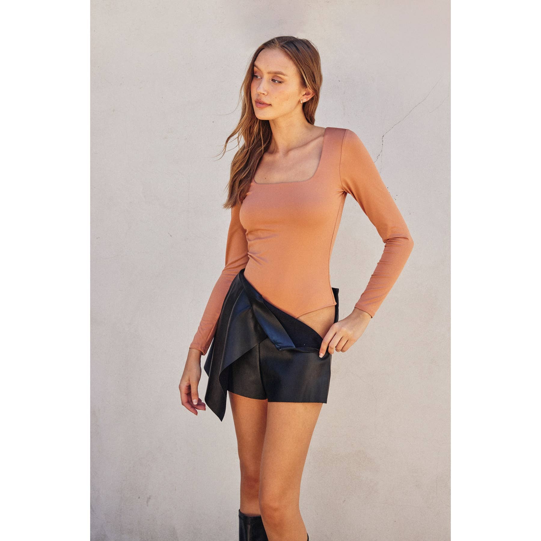 Dress Forum - Wholesale Bodysuit - Women's - Soft Square Neck Bodysuit17