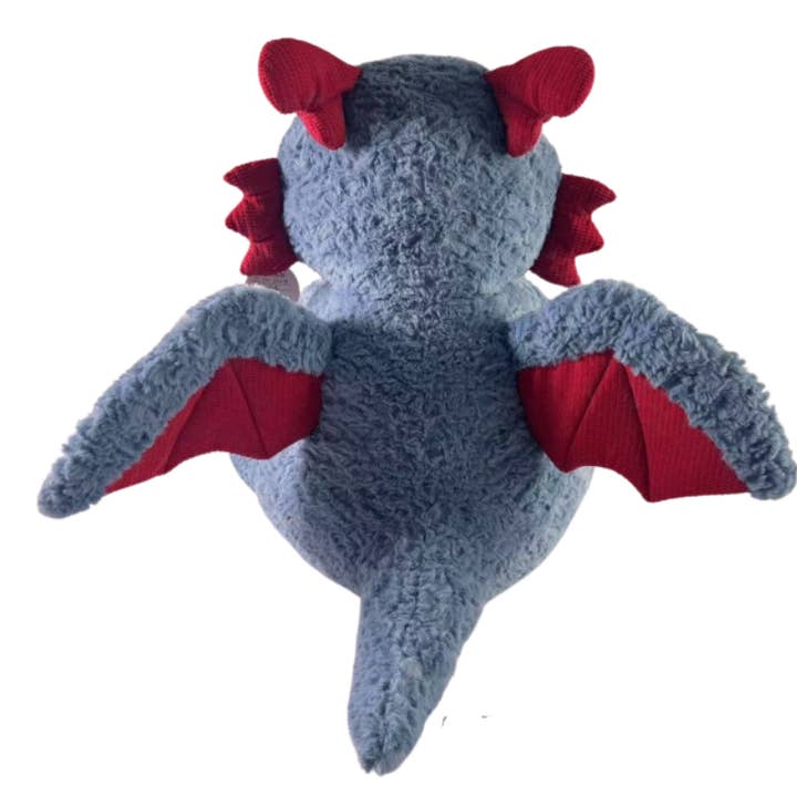 Mad Ally - Wholesale Stuffed/plush toy – Kids & baby - Odin the Dragon 30cm; Blue Red2