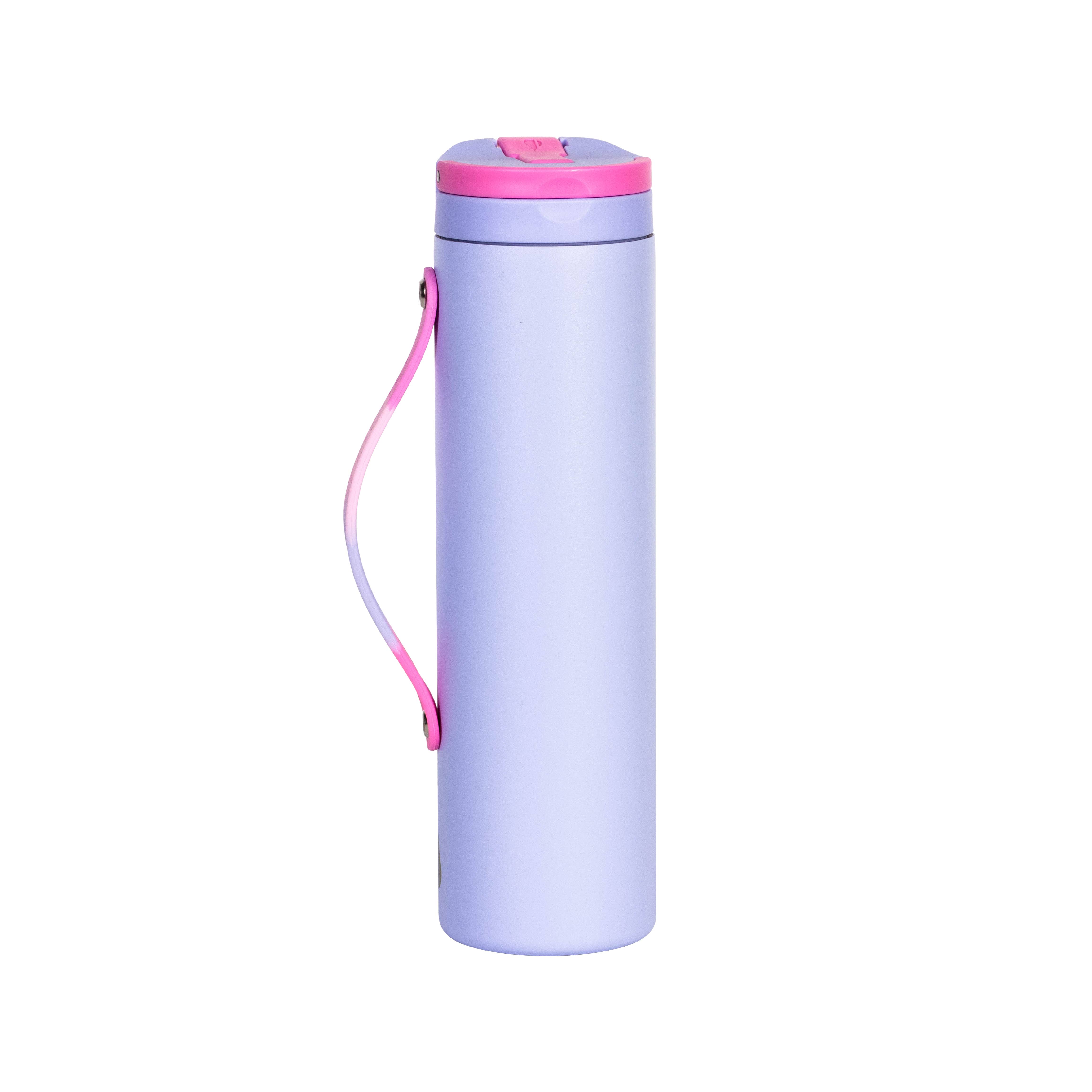 Elemental – wholesale Water bottle – Iconic Insulated Sport Lid Bottle w/Strap 20oz - Lilac Tie Dye1