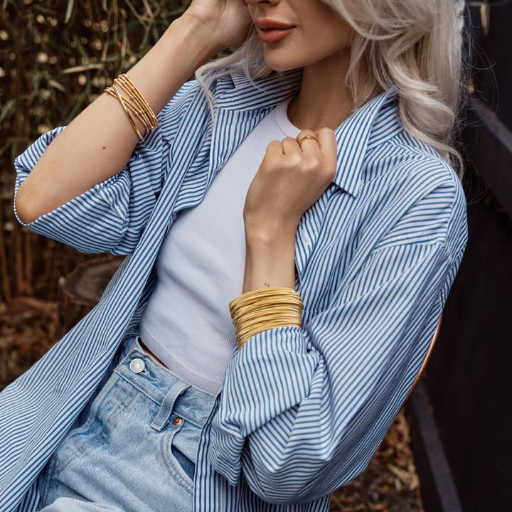 EMERSON & OLIVER - Wholesale Bangle Bracelet - Gold DIA Bracelets3