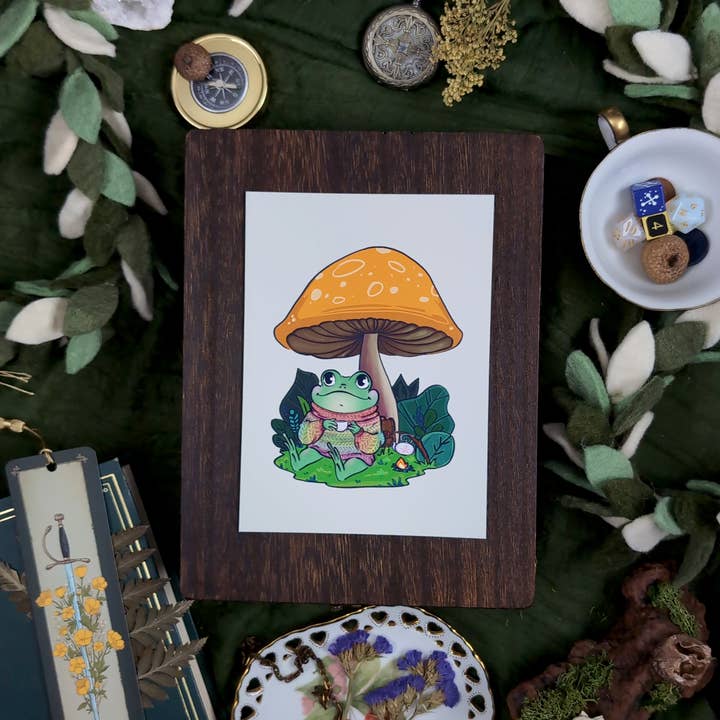 Kat the Goblin - Wholesale Art Print - Cozy Frog- Print