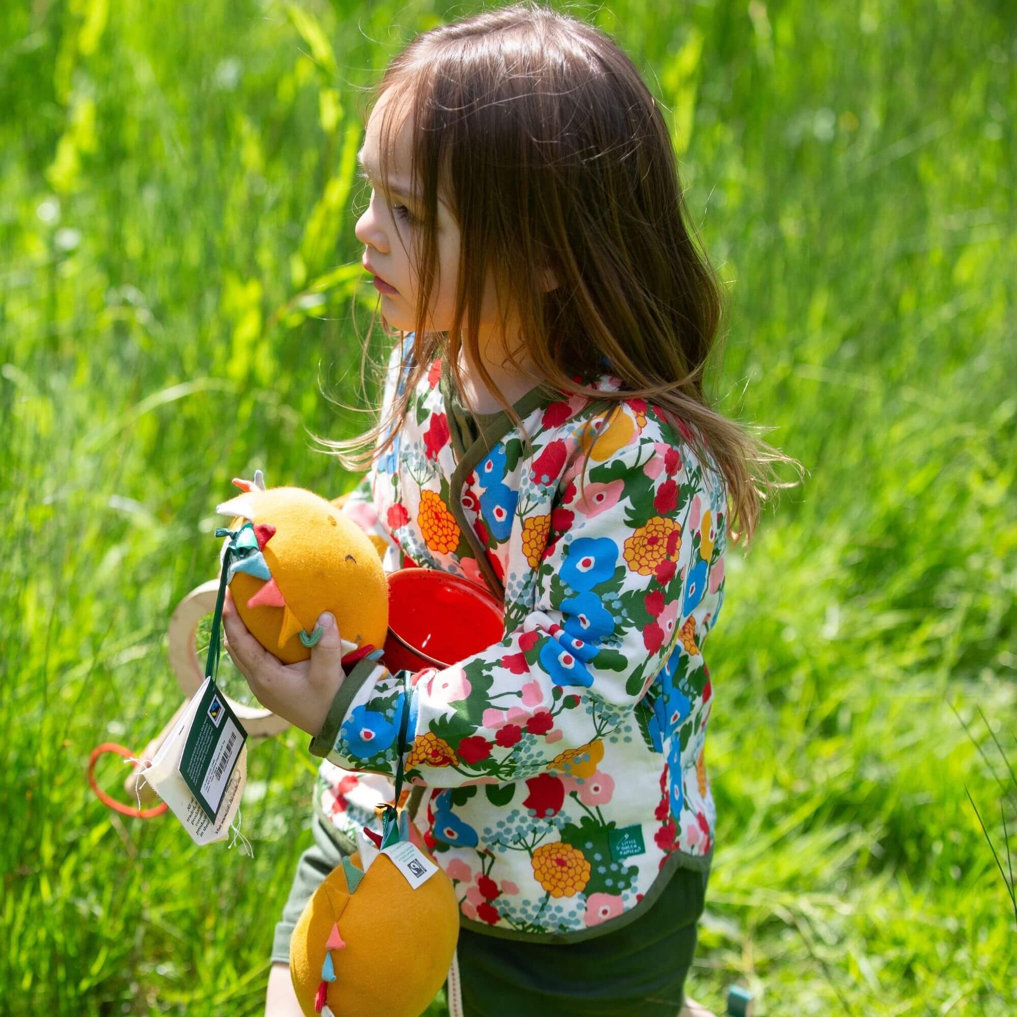 Flora And Fauna Reversible Collarless Spring Jacket for wholesale on Faire8