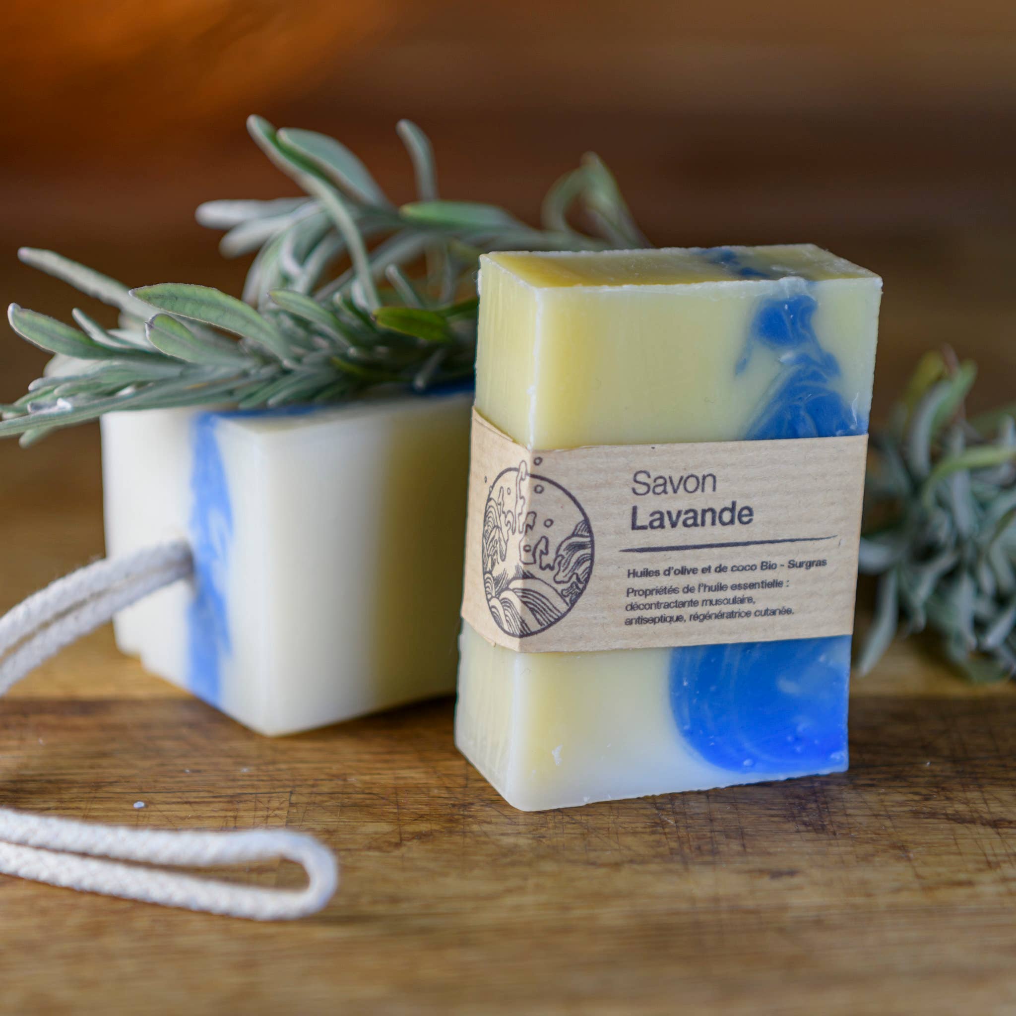 Savonnerie de la Buèges - Venta al por mayor Pastilla de jabón - Jabón de lavanda2