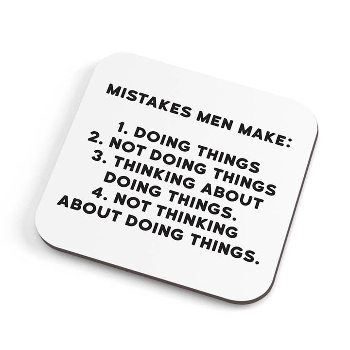 Irrtümer Coaster für den Großhandel von Redback Cards UK