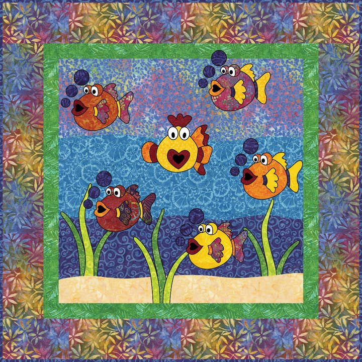 The Whimsical Workshop - Wholesale Craft Sewing Kit - Under the Sea Quilt Pattern