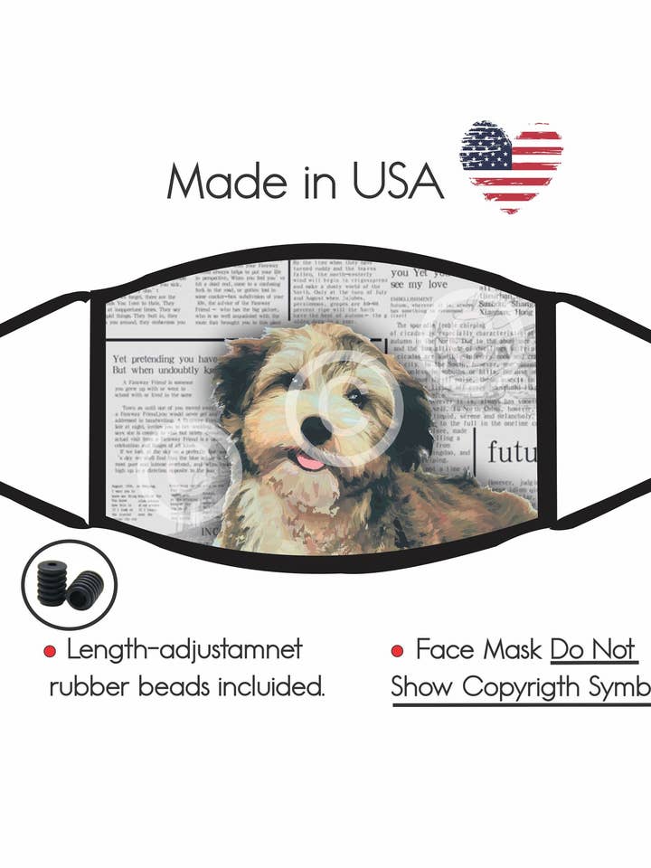Morkie gezichtsmasker voor honden voor wholesale door Pet Gifts USA, LLC