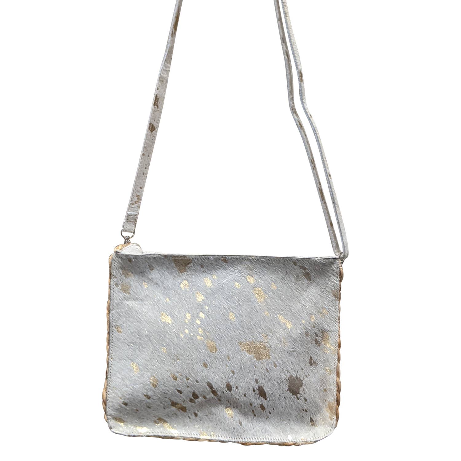 Chloe & Lex - Vente Sac à bandoulière – femme - VENTE 3 $ ch (Habituellement 19 $) Sac bandoulière en jute peint et carré2