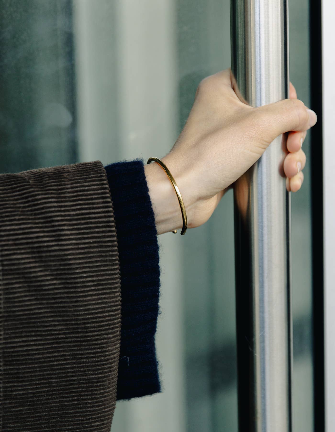 Nordic Muse – wholesale Cuff bracelet – Minimal Gold Bangle, Waterproof